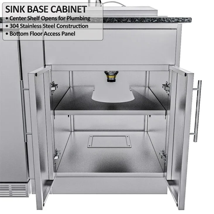 Sunstone THE BIG-TEXAN 21FT Outdoor Cabinet large Island Package – SCPBIGTEX21