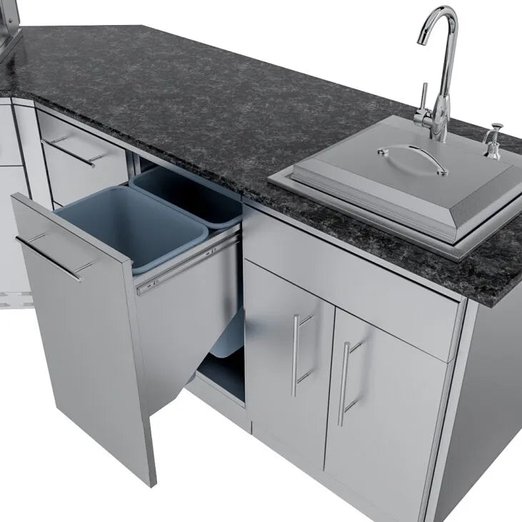 Sunstone THE BIG-TEXAN 21FT Outdoor Cabinet large Island Package – SCPBIGTEX21