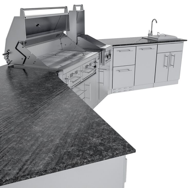 Sunstone THE BIG-TEXAN 21FT Outdoor Cabinet large Island Package – SCPBIGTEX21