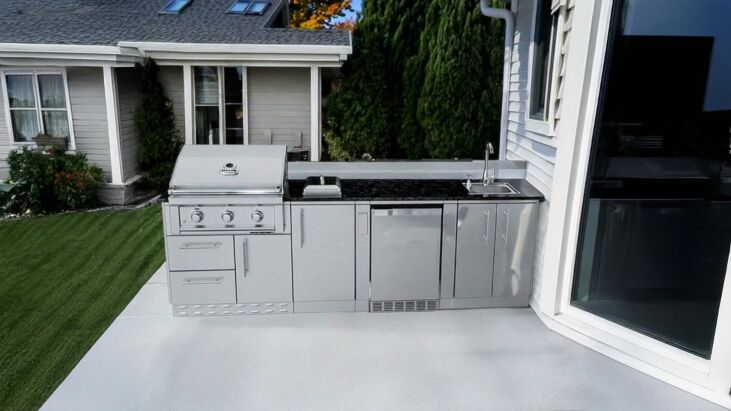 Sunstone THE BRAZOS 9 Foot Cabinet Island Package – SCPBRAZOS9