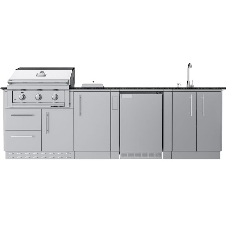 Sunstone THE BRAZOS 9 Foot Cabinet Island Package – SCPBRAZOS9