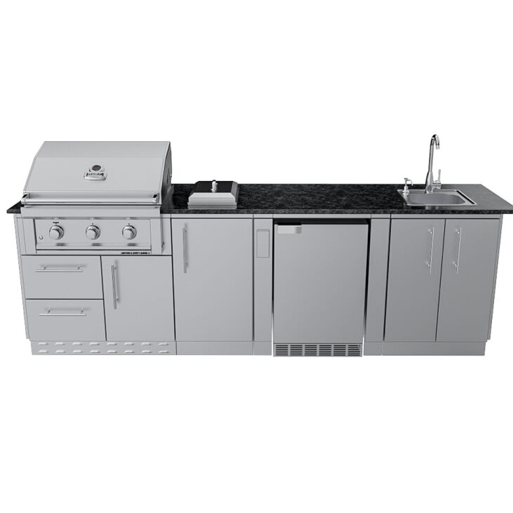 Sunstone THE BRAZOS 9 Foot Cabinet Island Package – SCPBRAZOS9