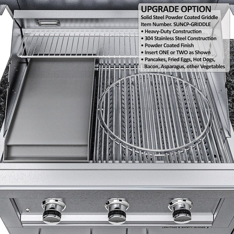 Sunstone THE CAPRICE 6 FT 4 IN Grill & Bar Sink Outdoor Island Package – SCPCAPRICE6.4