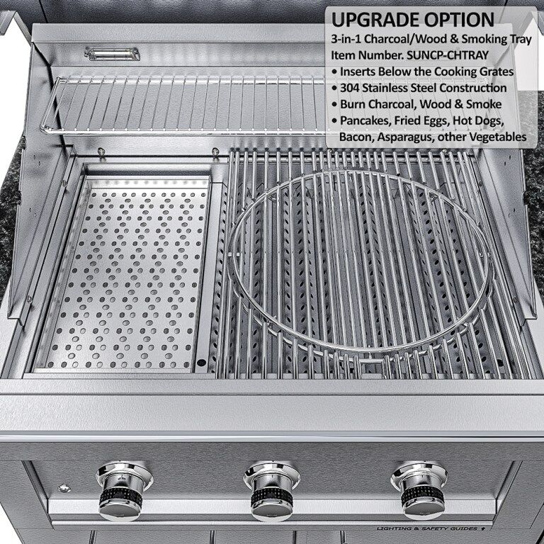 Sunstone THE CAPRICE 6 FT 4 IN Grill & Bar Sink Outdoor Island Package – SCPCAPRICE6.4