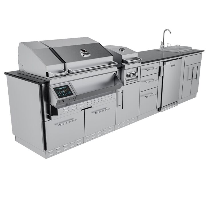 Sunstone THE CYPRESS 11.6FT Outdoor Cabinet large Island Package – SCPCYPRESS11.6