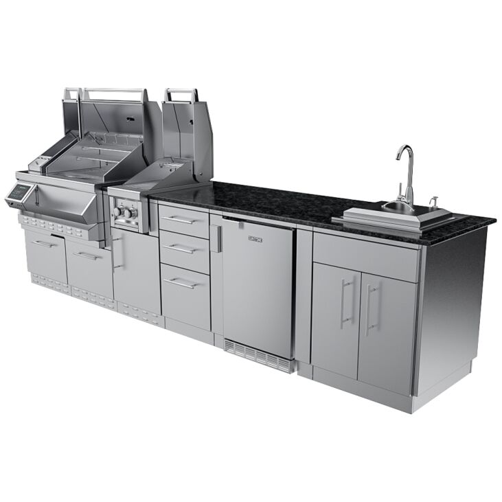 Sunstone THE CYPRESS 11.6FT Outdoor Cabinet large Island Package – SCPCYPRESS11.6