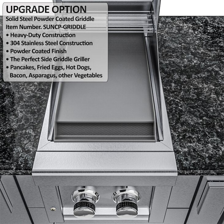 Sunstone THE CYPRESS 11.6FT Outdoor Cabinet large Island Package – SCPCYPRESS11.6