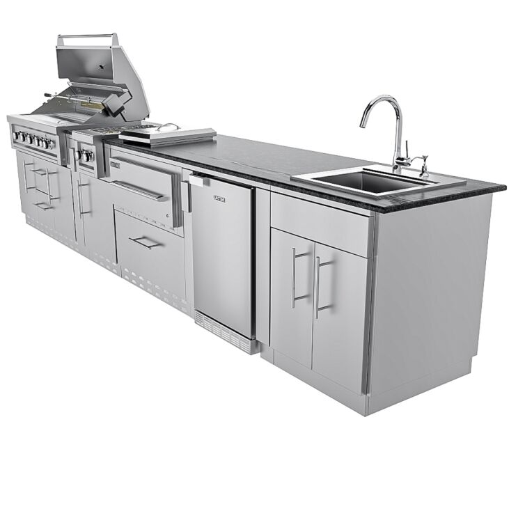 Sunstone THE FRENCH QUARTER 13 Foot 7 Inch Large Expansive Island Package – SCP_FRENCHQUARTER13.7