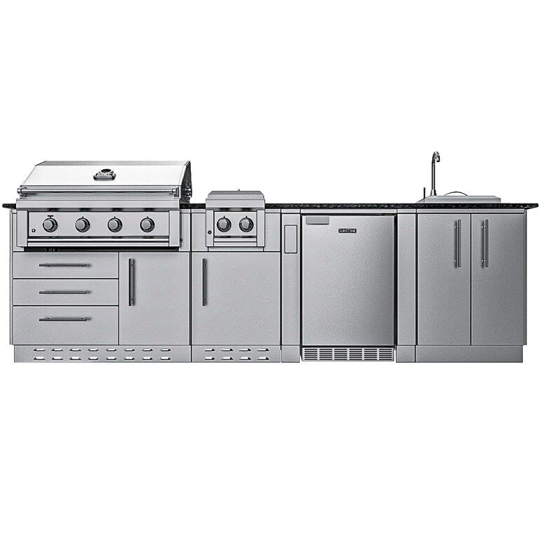 Sunstone THE HOUSTON 9 Foot 8 Inch Outdoor Griller’s Paradise Island Package – SCPHOUSTON9.8