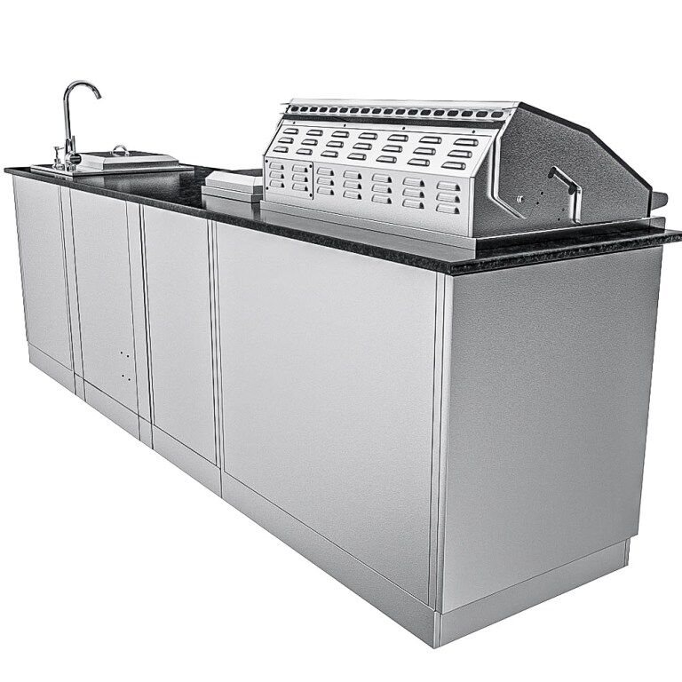 Sunstone THE HOUSTON 9 Foot 8 Inch Outdoor Griller’s Paradise Island Package – SCPHOUSTON9.8