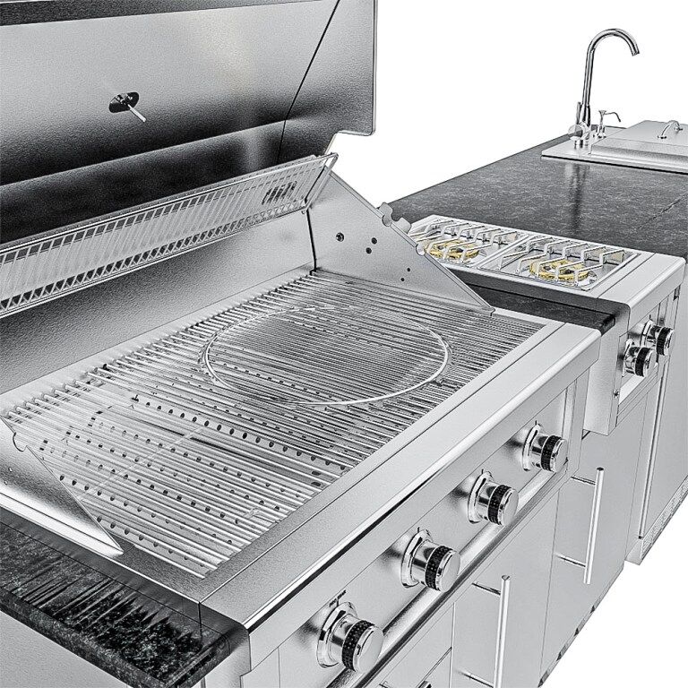 Sunstone THE HOUSTON 9 Foot 8 Inch Outdoor Griller’s Paradise Island Package – SCPHOUSTON9.8