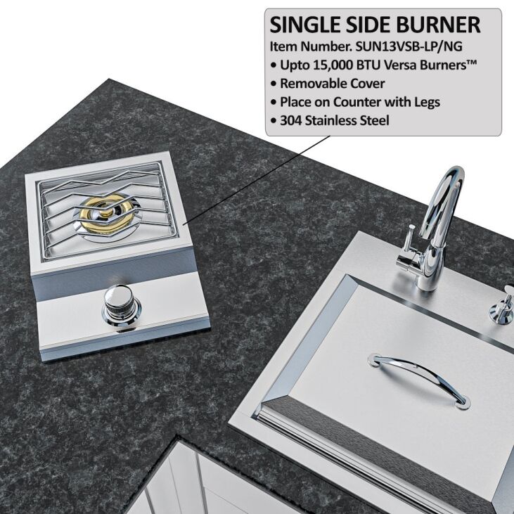 Sunstone THE TEXAS TANGO 19FT Outdoor Cabinet large Island Package – SCPTXTANGO19