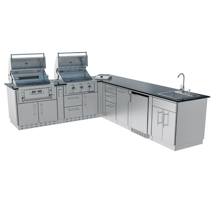 Sunstone THE TEXAS TANGO 19FT Outdoor Cabinet large Island Package – SCPTXTANGO19