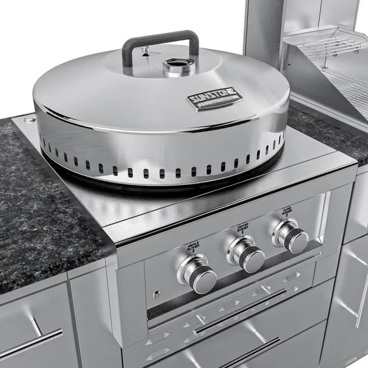 Sunstone THE TEXCAJUN 9FT Outdoor Cabinet Cajun Specialty Island Package – SCPTEXCAJUN9