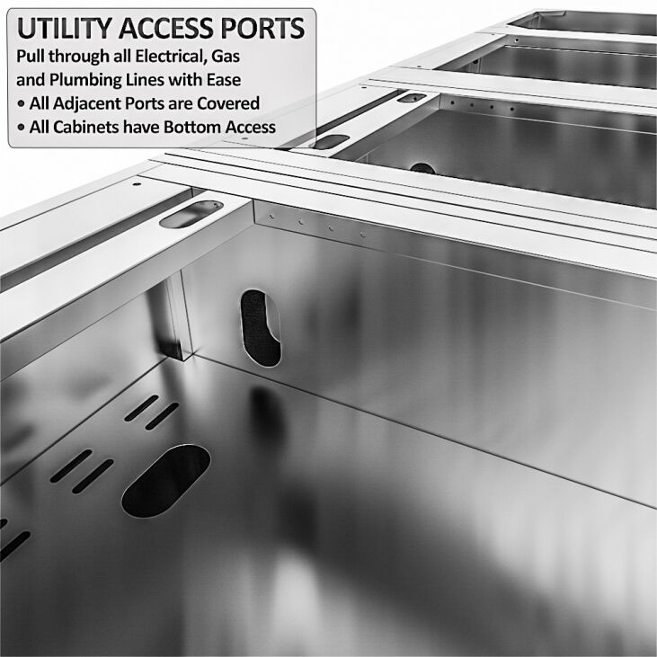 Sunstone THE BRAZOS 9 Foot Cabinet Island Package – SCPBRAZOS9