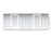 Krugg Svange 10242DLLRRR 102″ X 42″ LED Medicine Cabinet w/Dimmer & Defogger