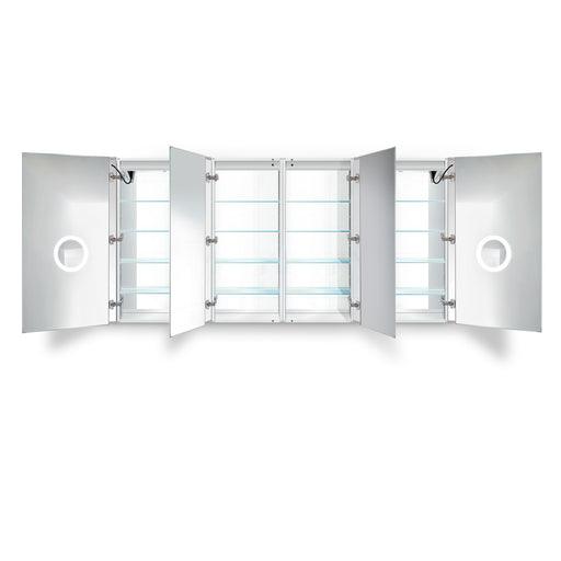 Krugg Svange 8442DLLRR 84″ X 42″ LED Medicine Cabinet w/Dimmer & Defogger