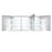Krugg Svange 7236TLRR 72″ X 36″ Triple LED Medicine Cabinet w/Dimmer & Defogger