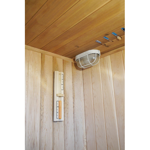 Sunray "Aston" 1 Person Traditional Sauna - w/ Hemlock - HL100TN