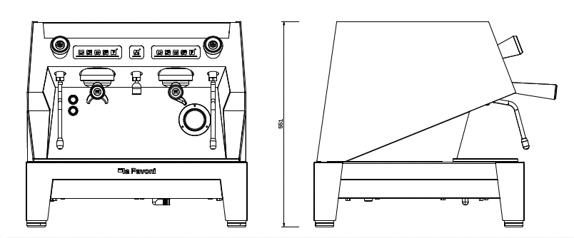 La Pavoni BAR-T 2V Compact Volumetric NBAR-T2CV