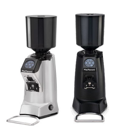 La Pavoni Zip Pro Cromo Professional Espresso Cofee Grinder - 120V LPZPC