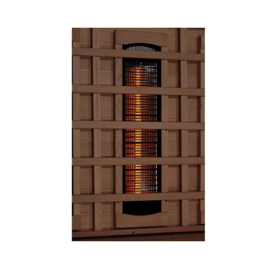 Golden Designs 1-2 Person Full Spectrum Infrared Sauna with Himalayan Salt Bar GDI-8010-03