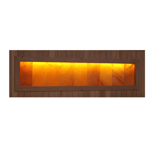Golden Designs 3-Person Full Spectrum Infrared Sauna with Himalayan Salt Bar (Corner Unit)  GDI-8035-03