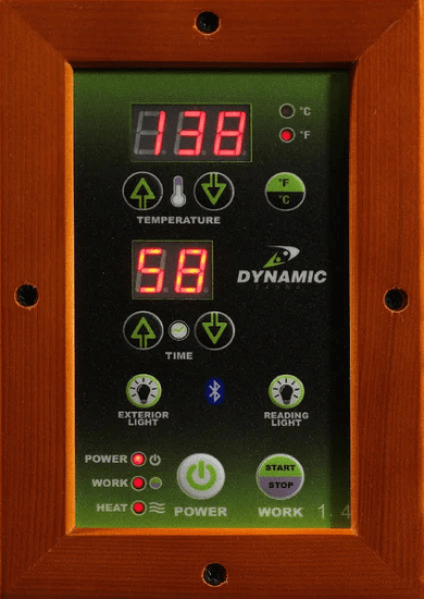 Golden Designs Dynamic Lugano Elite 3-Person Ultra Low EMF FAR Infrared Sauna  DYN-6336-02 Elite