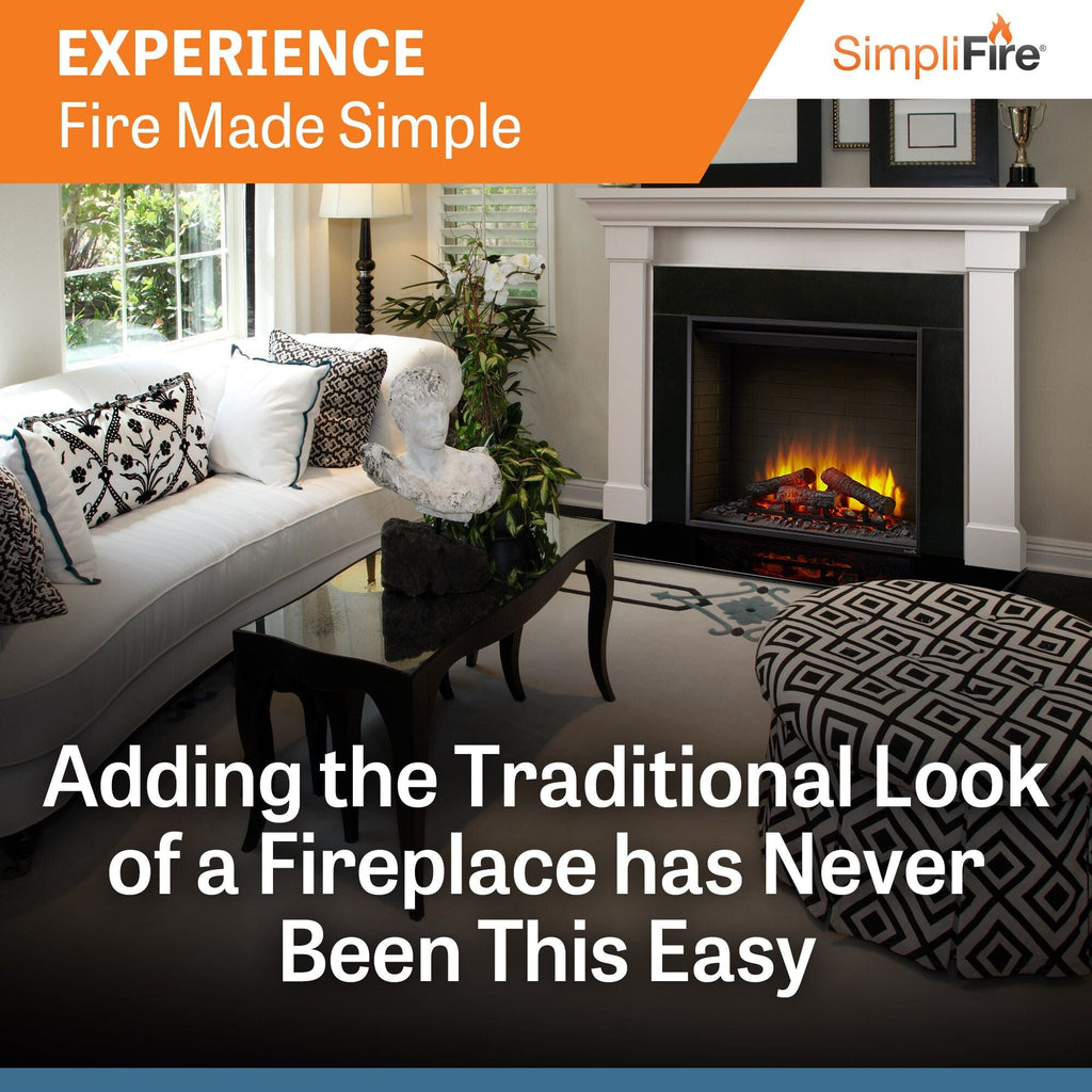 SimpliFire 30-In Built-In Electric Fireplace  SF-BI30-EB