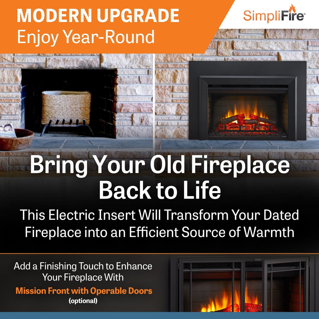 SimpliFire 25-In Electric Fireplace Insert SF-INS25