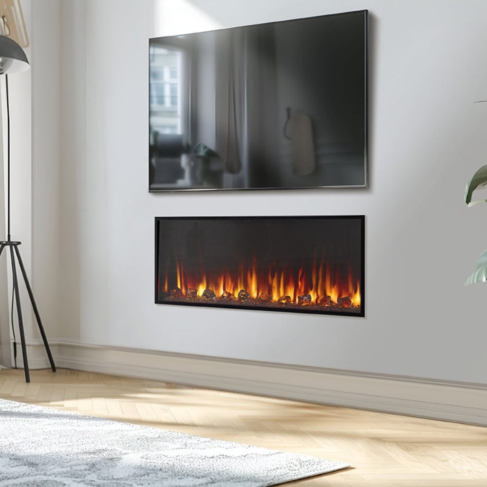 SimpliFire Scion 43-Inch Linear Recessed Smart Electric Fireplace SF-SCN43