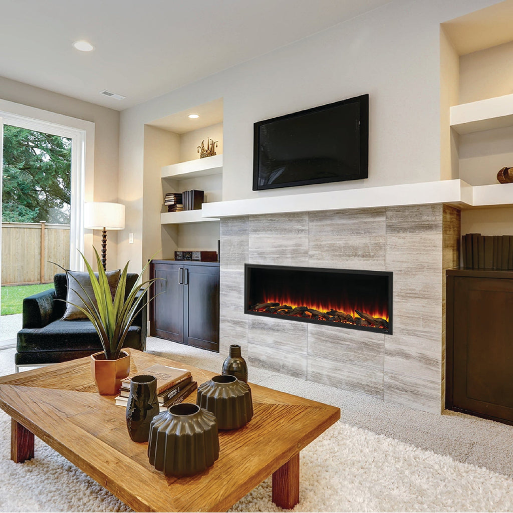 SimpliFire Scion Linear Recessed Smart Electric Fireplace  SF-SCN55