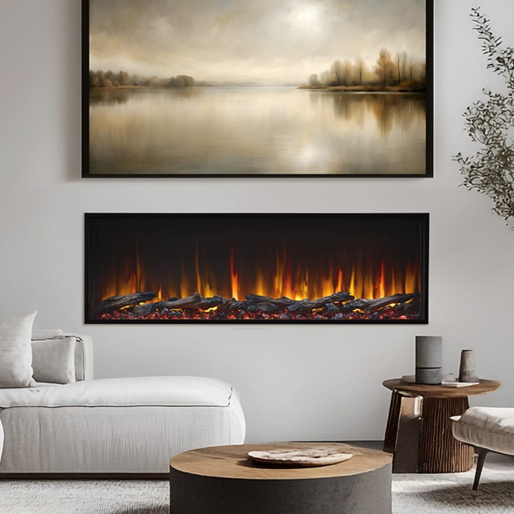 SimpliFire Scion 43-Inch Linear Recessed Smart Electric Fireplace SF-SCN43