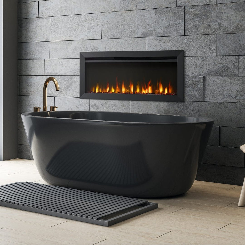 SimpliFire 40-in Allusion Slim Linear Electric Fireplace SF-ALLS40