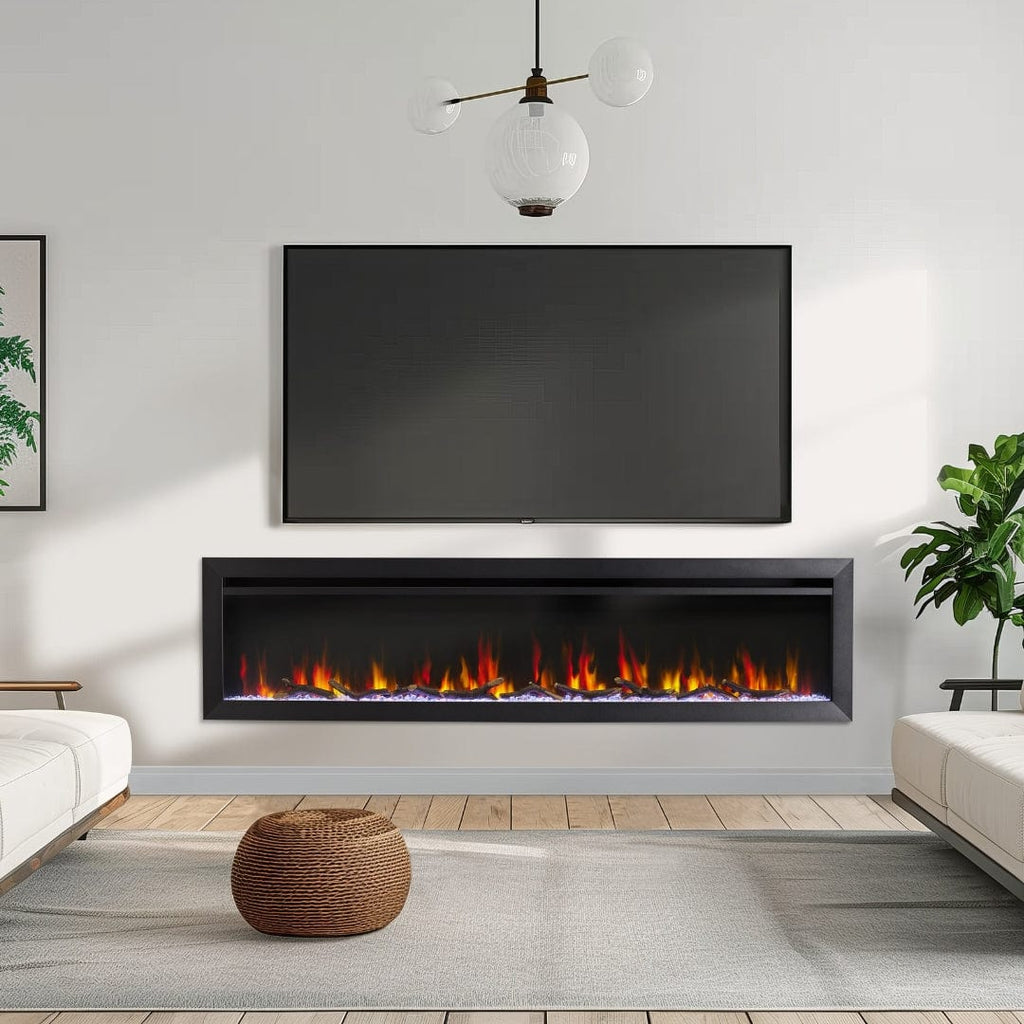 SimpliFire Allusion Slim Linear Electric Fireplace SF-ALLS72