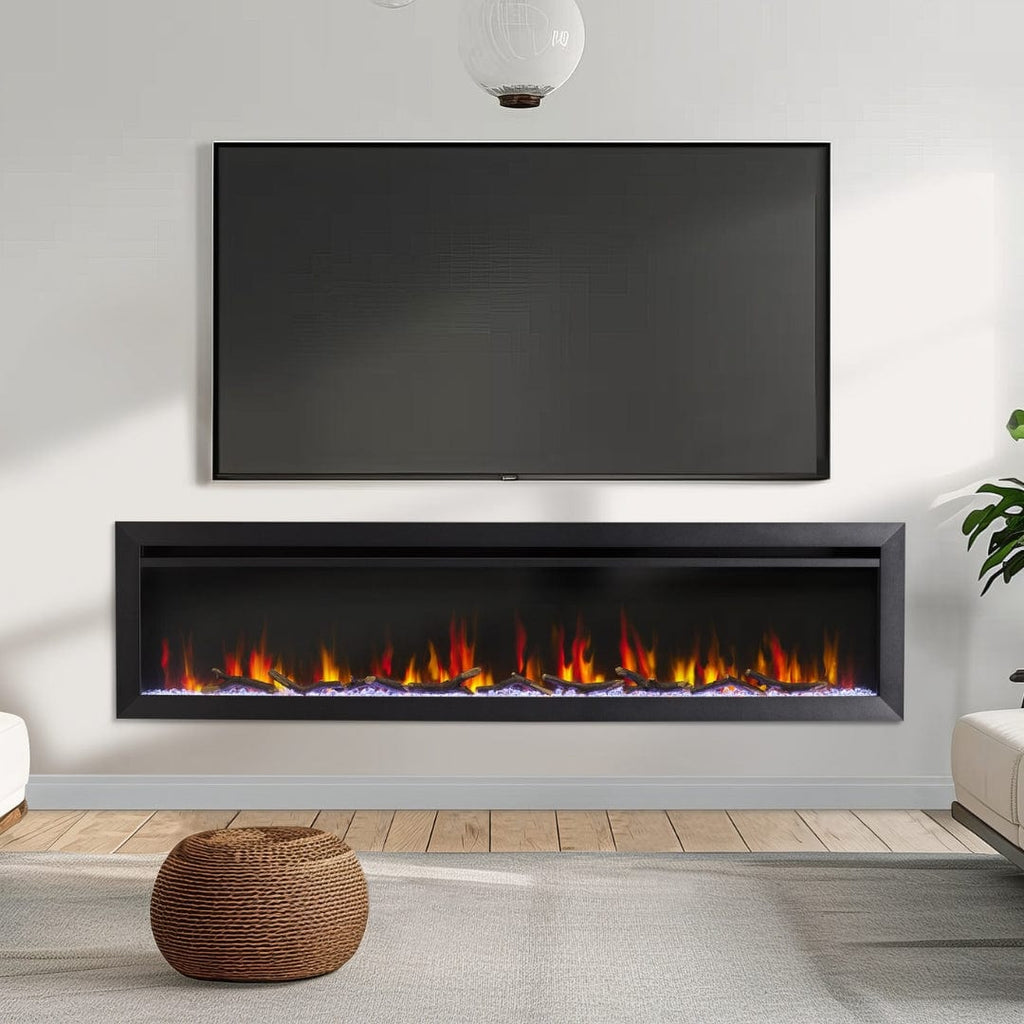SimpliFire 40-in Allusion Slim Linear Electric Fireplace SF-ALLS40