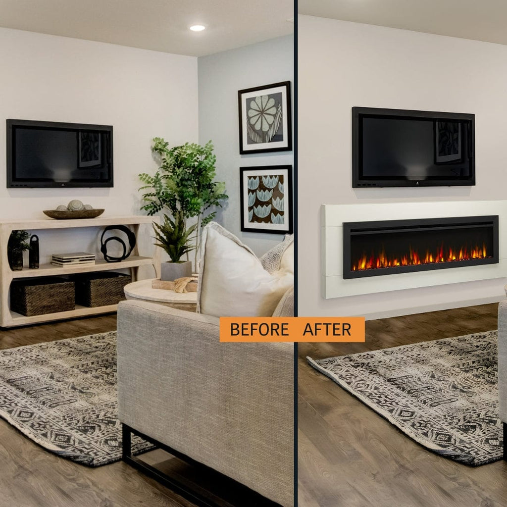 SimpliFire 40-in Allusion Slim Linear Electric Fireplace SF-ALLS40