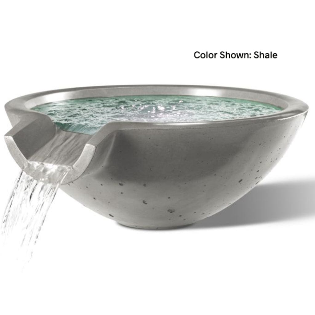 Slick Rock Concrete 30" Camber Round Water Bowl
