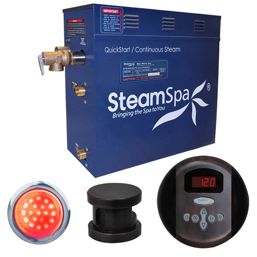 SteamSpa Indulgence 7.5 KW Bath Generator in Oil Rubbed Bronze IN750OB
