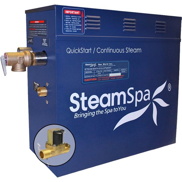 SteamSpa 9 KW QuickStart Bath Generator with Built-in Auto Drain D-900-A