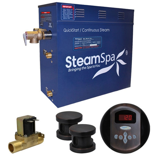 SteamSpa Oasis 10.5 KW Bath Generator w/Auto Drain - Oil Rubbed Bronze OA1050OB-A