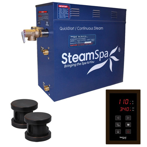 SteamSpa Oasis 10.5 KW QuickStart Bath Generator in Oil Rubbed Bronze OAT1050OB