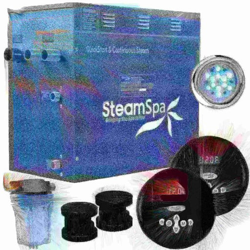 SteamSpa Royal 10.5 KW QuickStart Bath Generator in Matte Black RY1050MK