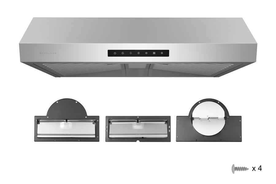 Hauslane UC-PS60 Ducted Under Cabinet Range Hood