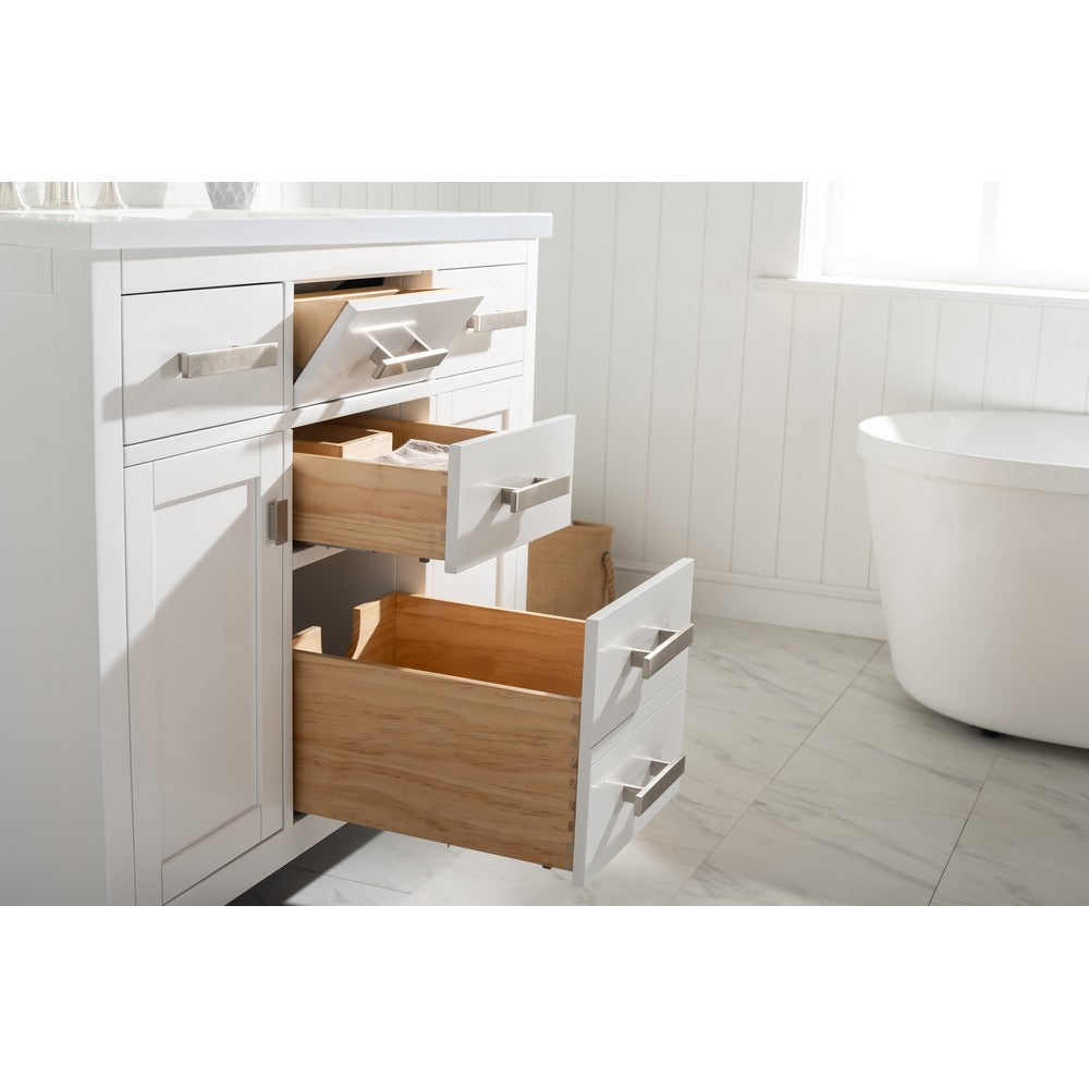 Design Element V01-42-WT Valentino 42 Inch Single Vanity