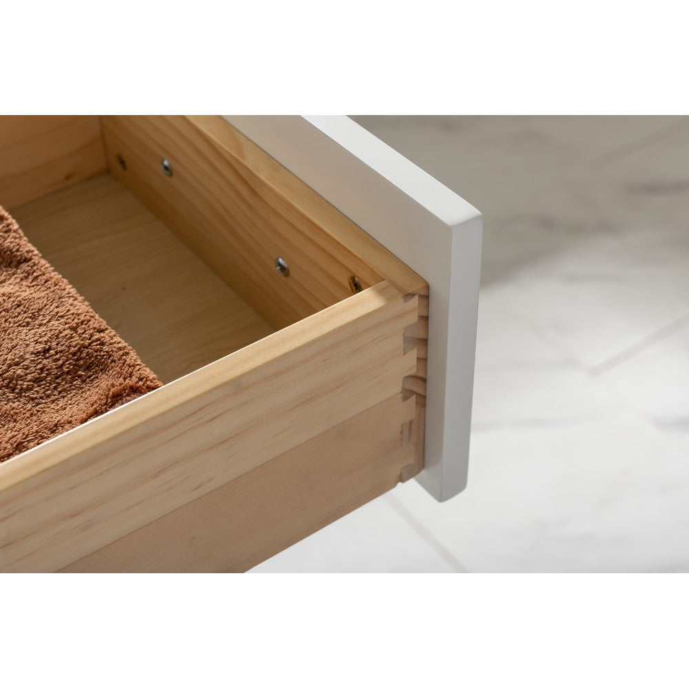 Design Element V01-42-WT Valentino 42 Inch Single Vanity