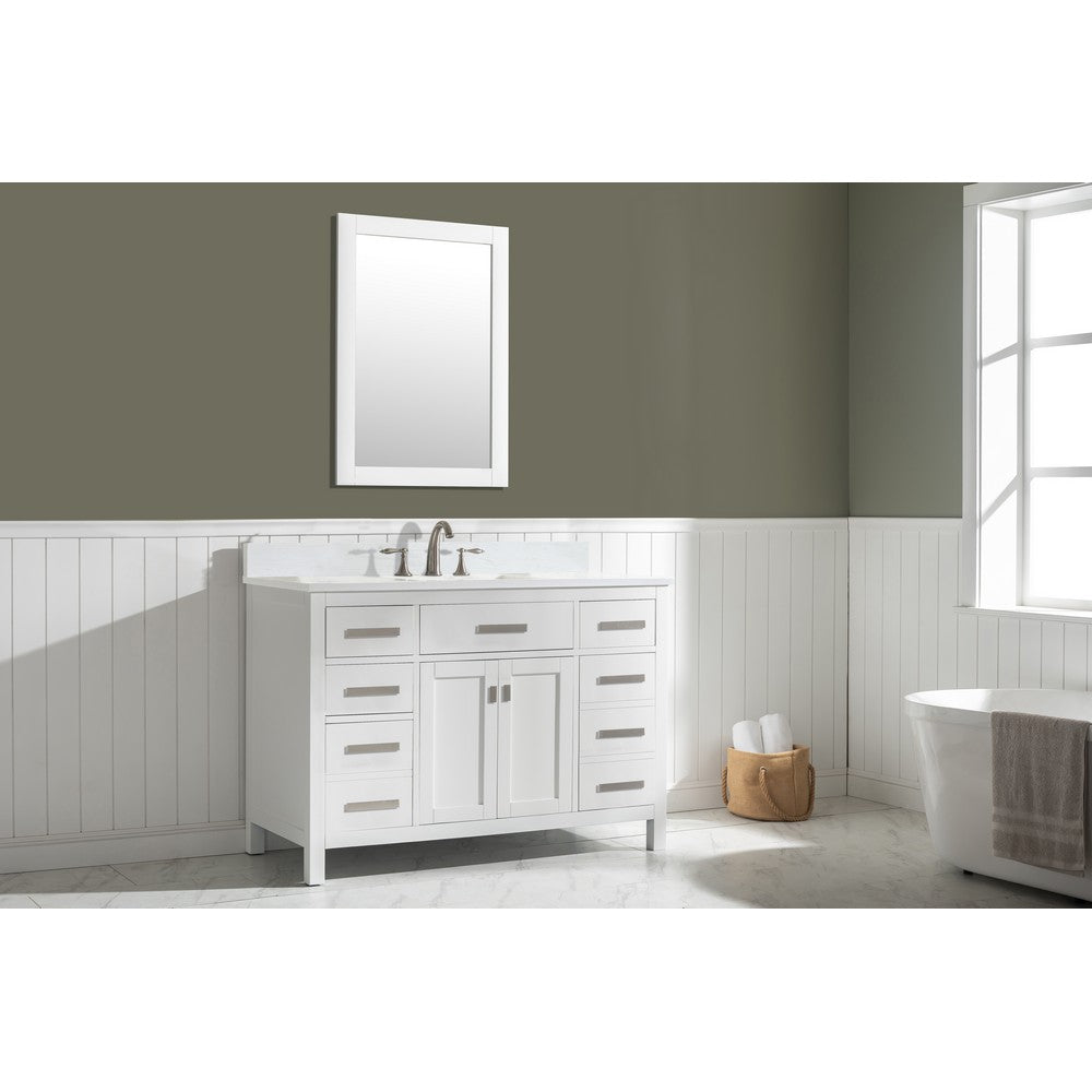 Design Element V01-48-WT Valentino 48 Inch Single Vanity