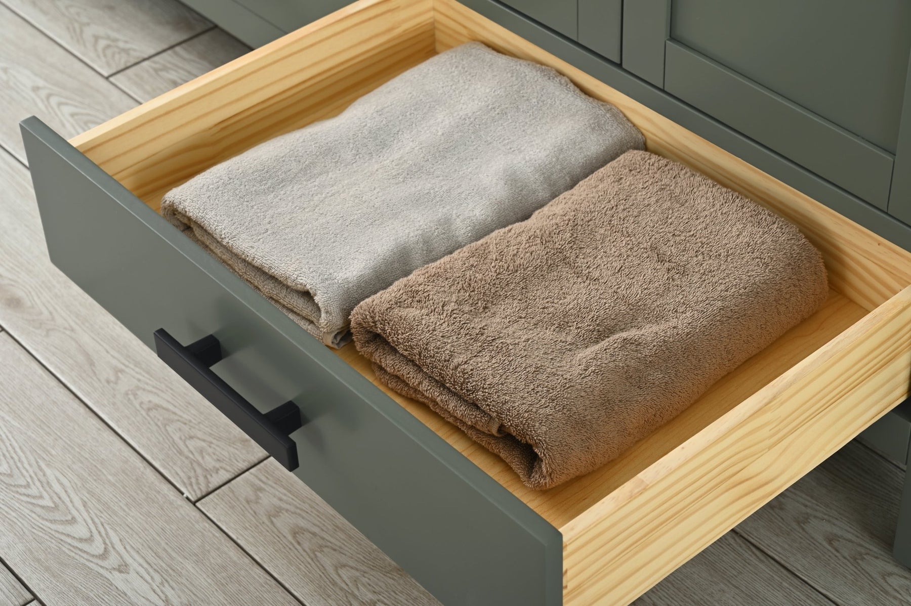 Design Element Valentino 72" Single Sink Vanity with White Quartz Top