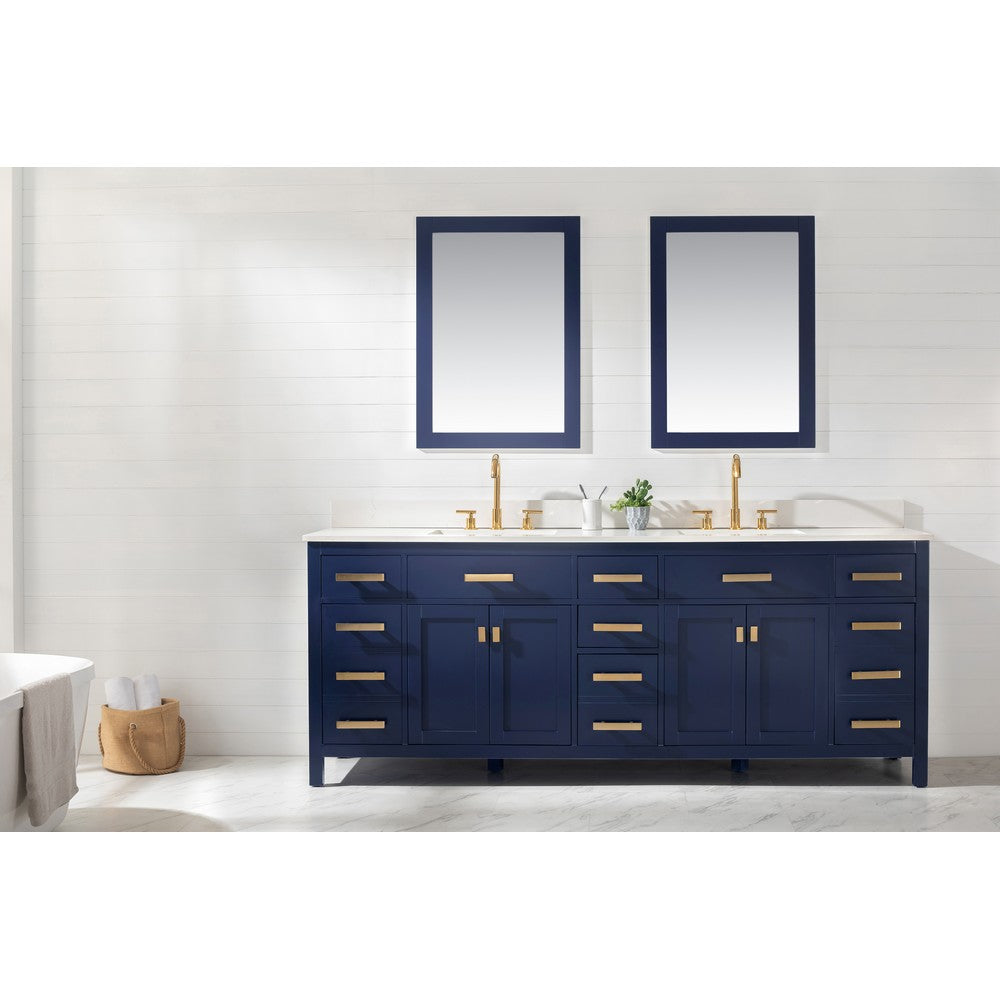 Design Element V01-84-BLU Valentino 84 Inch Double Sink Vanity
