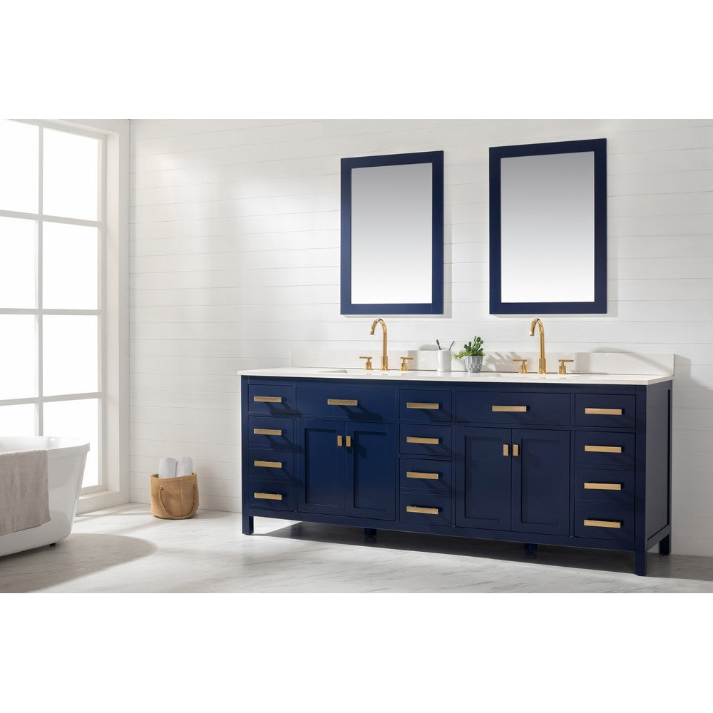 Design Element V01-84-BLU Valentino 84 Inch Double Sink Vanity